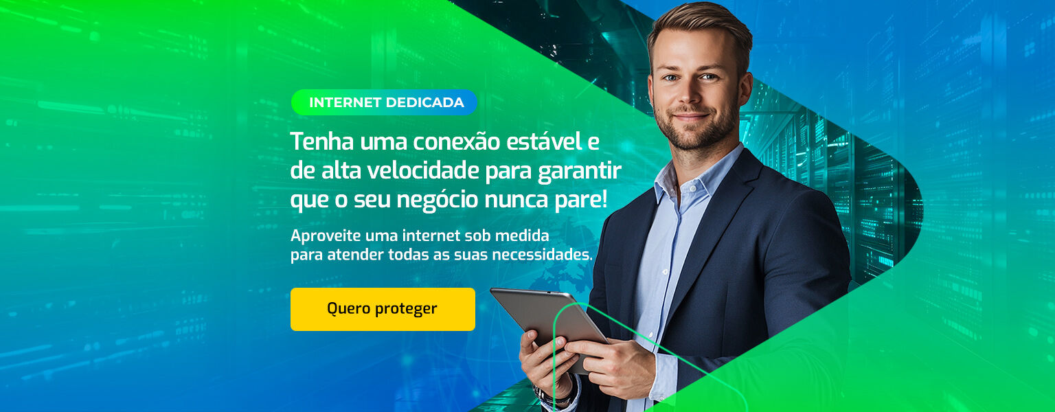 Tenha uma conex&atilde;o est&aacute;vel e segura com o link dedicado da Algar!